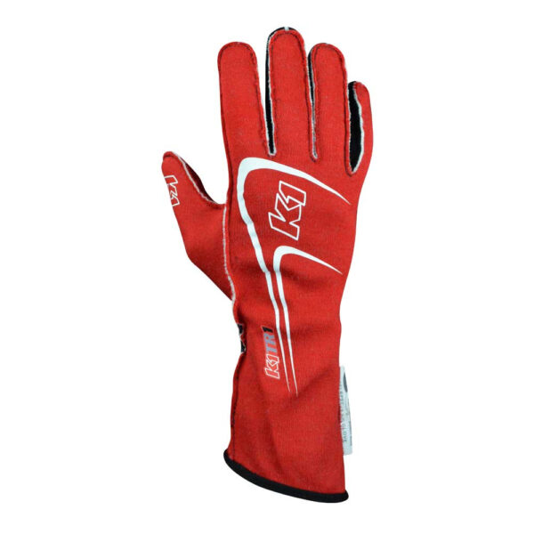 Track 1 Youth Nomex Drivers Youth Gloves Red Top
