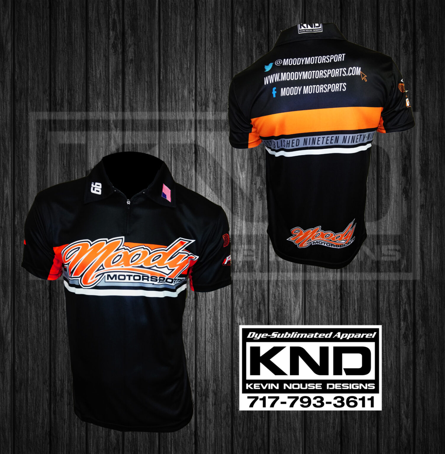 KND Custom Dye-Sublimated Crew Shirt - KND Safety